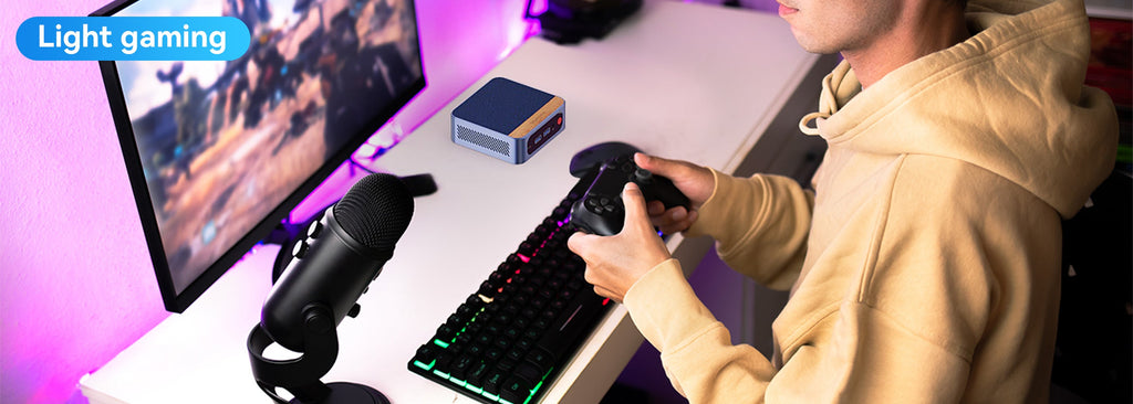 SOAYAN-N1 Mini PC with Windows 11, N150 & 16GB RAM & 512GB SSD - Compact 4K Desktop Computer